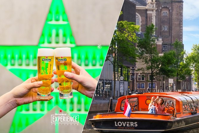 Combo Ticket: Heineken Experience Amsterdam and 1h Canal Cruise - Lovers Canal Cruises: one hour of UNESCO canal-ring views with GPS audio