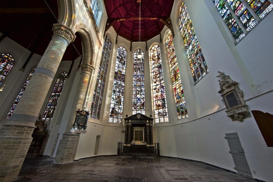 Delft: Entrance Ticket for the Old and New Churches - Entering the Old Church: medieval roots and the Leaning John tower