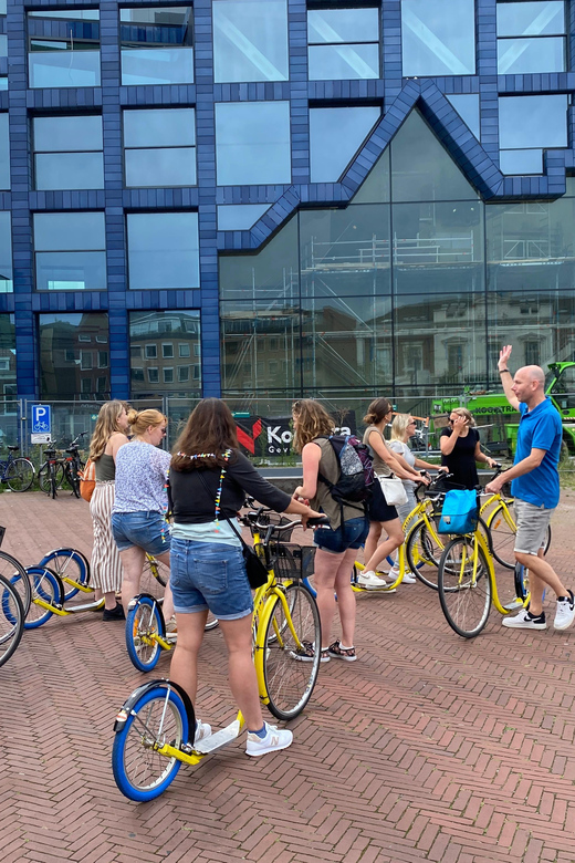Delft - Step/scootertour in and around the city - Mill de Roos: a working mill stop that changes how you see the skyline
