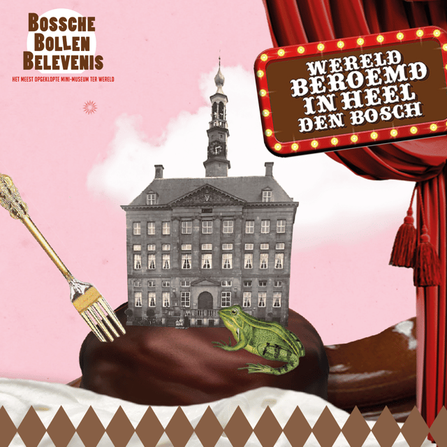 Den Bosch: Bossche Bollen Experience - The tasting stop: Bossche Bol with coffee or tea