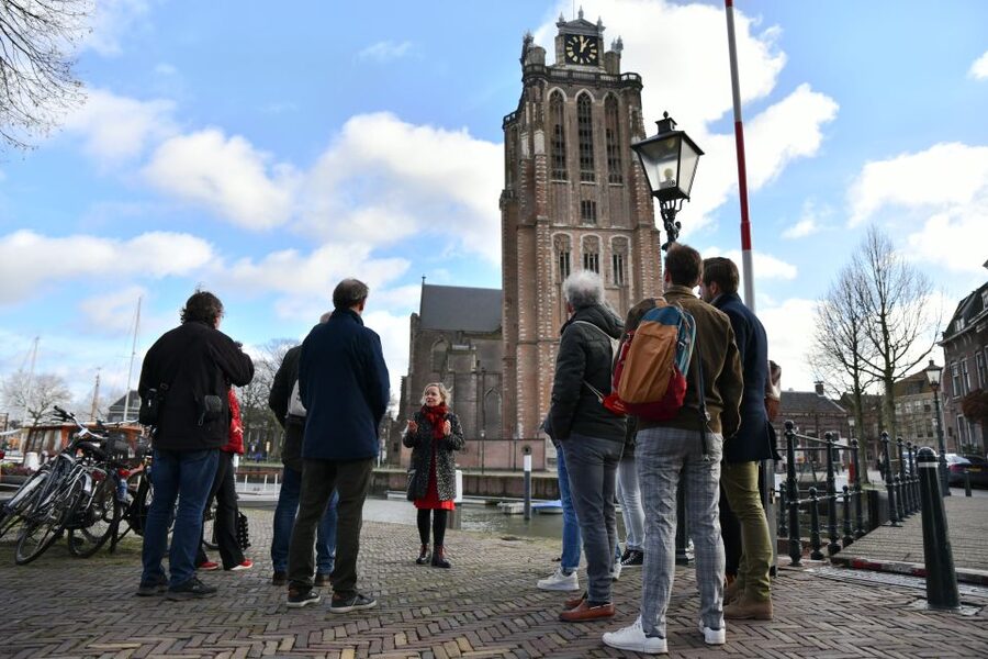 Dordrecht: Highlights and Hidden Gems Walking Tour - The Great Church and ancient architecture details you can actually notice