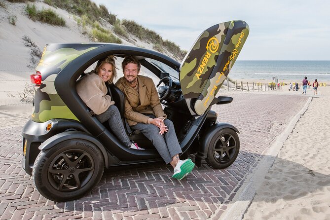 Drive it yourself electric Dune and Beach GPS audio tour - Strand Van Noordwijk: dunes, beach air, and a proper stop