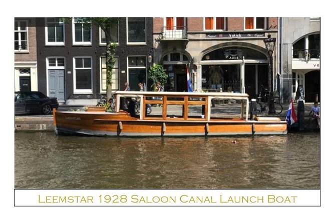 Exclusive Cruise! 90 min - 12 guests max - Book Leemstar! - What’s Included: Drinks and Dutch Bites Without Turning It Into a Party