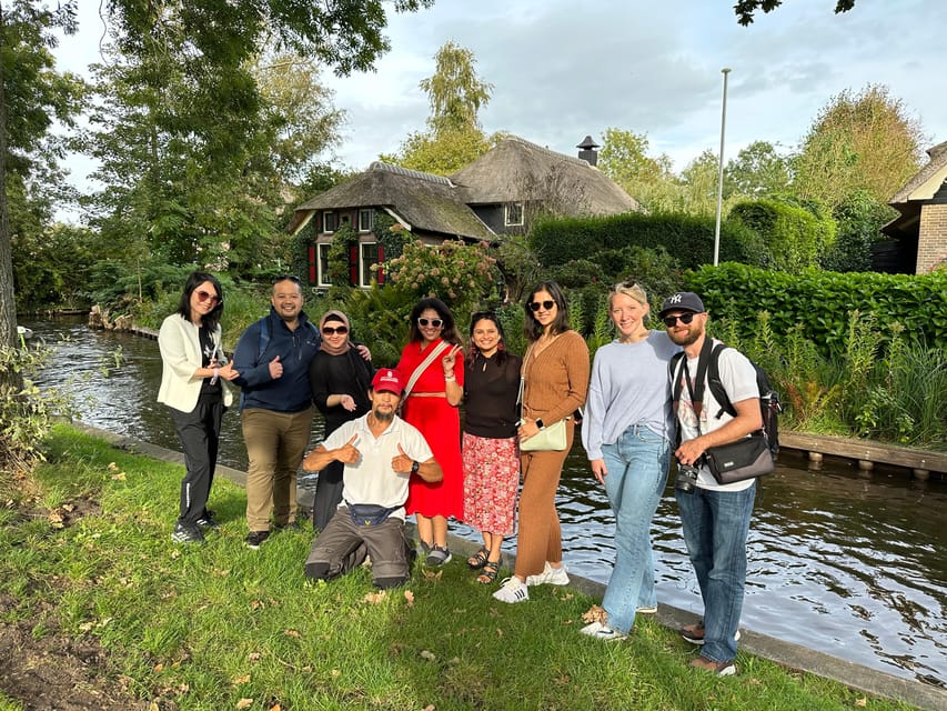 From Amsterdam: Giethoorn Small Group Tour with Boat Ride - Walking the Village: Bridges, Free Time, and Stories When You Want Them