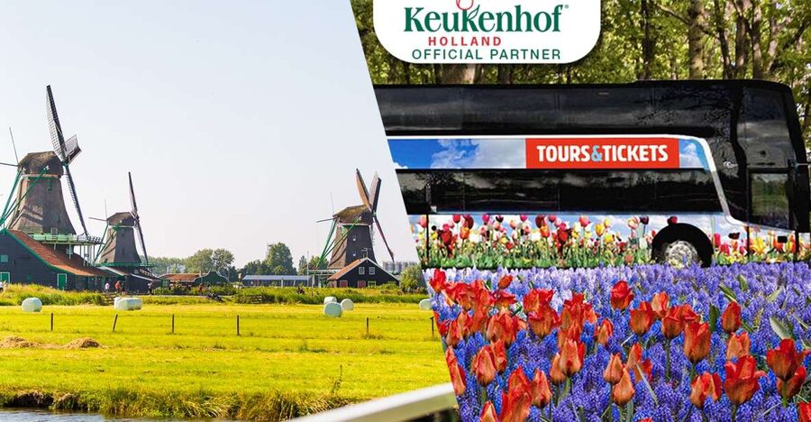 From Amsterdam: Keukenhof and Dutch Countryside Tour - Volendam: fishing village energy, cheese and quick bites