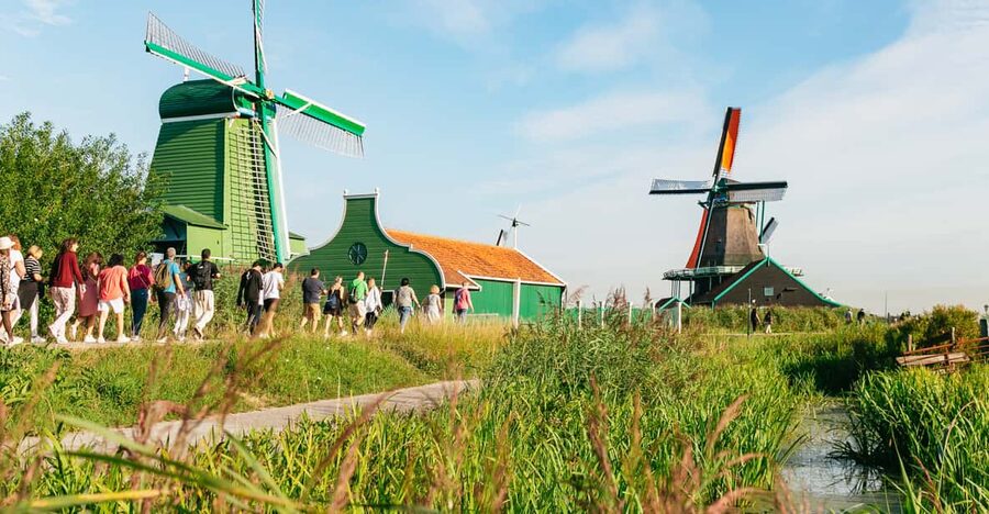 From Amsterdam: Zaanse Schans, Edam, Volendam & Marken - Zaanse Schans Windmills and Artisan Workshops, Up Close and Photo Ready