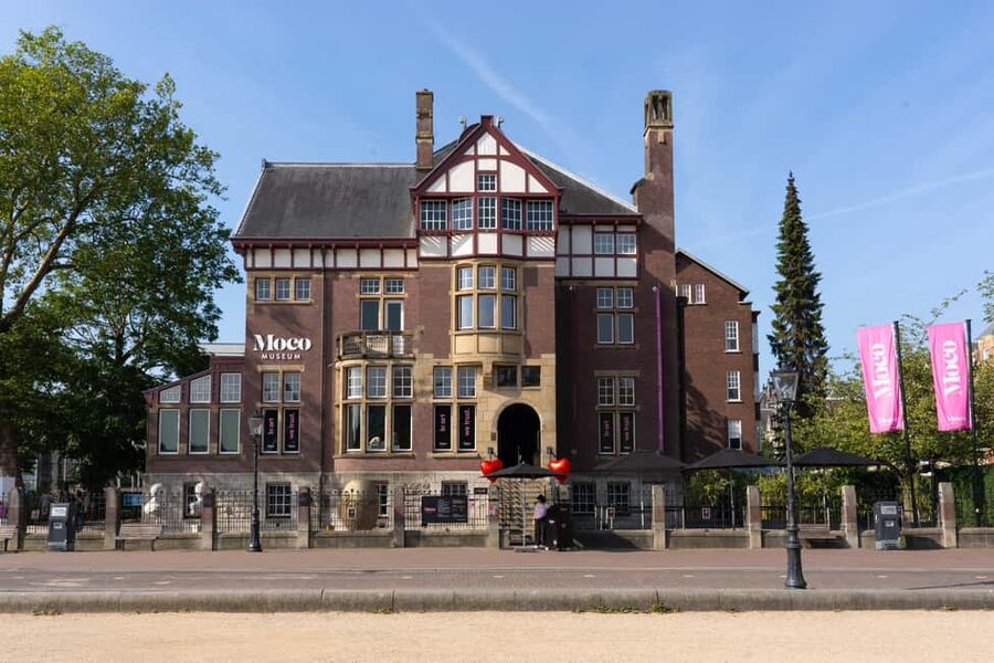 Moco Museum Amsterdam Entrance Tickets with Banksy & More - Getting There: Tram 2, 5, 12, or Bus 88 to Museumplein