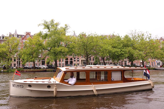Private Guided Historic Amsterdam Canal Cruise in a Salon Boat - The Amstel and How Amsterdam Got Its Name