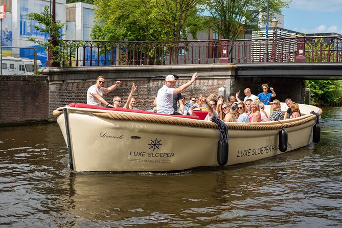 Private Haarlem Canal Cruise with Captain (Electric Boat) - Price and Value: $422.38 Per Group Up to 15