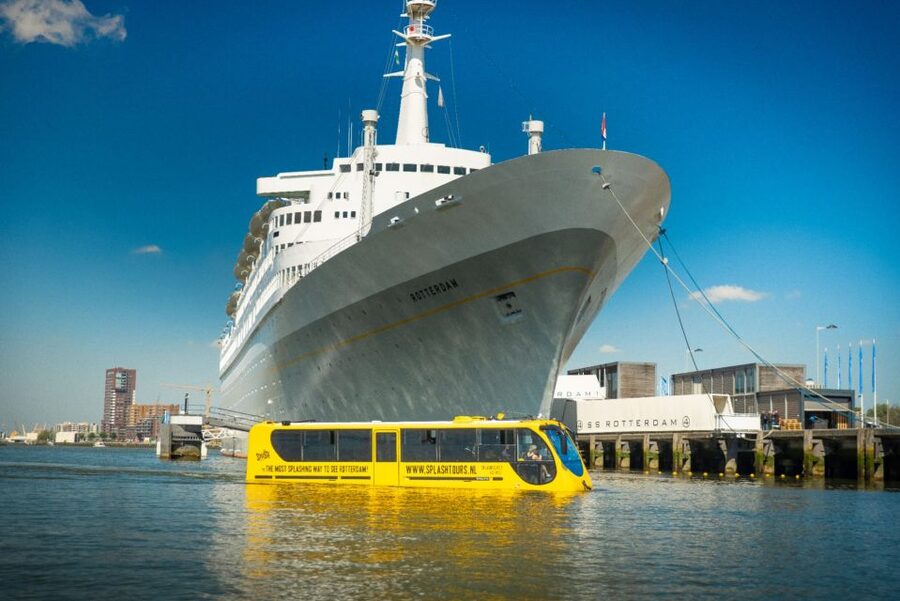 Rotterdam: 1-Hour Sightseeing Splash Tour - The splash moment and the river cruise on the Maas
