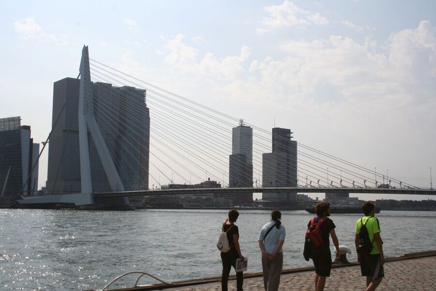Rotterdam: Architectural Highlights Guided Walking Tour - The riverside South Bank, new high-rises, and the Erasmus Bridge