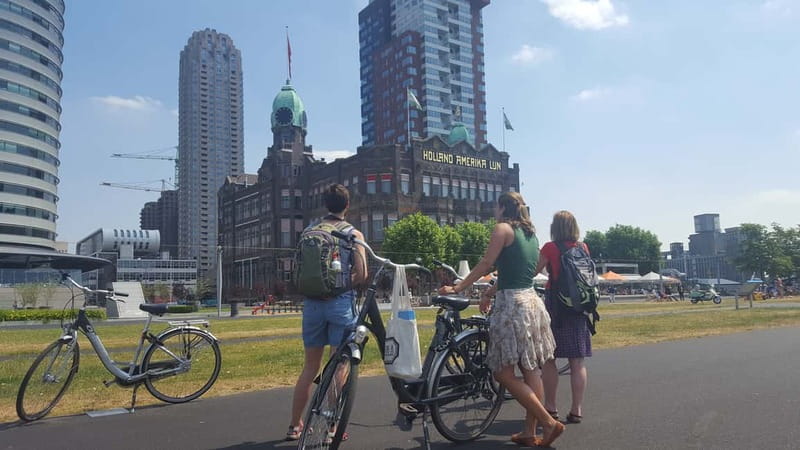 Rotterdam: City Highlights Guided Bike Tour - Erasmusbrug and skyline views: biking here gives you the timing advantage