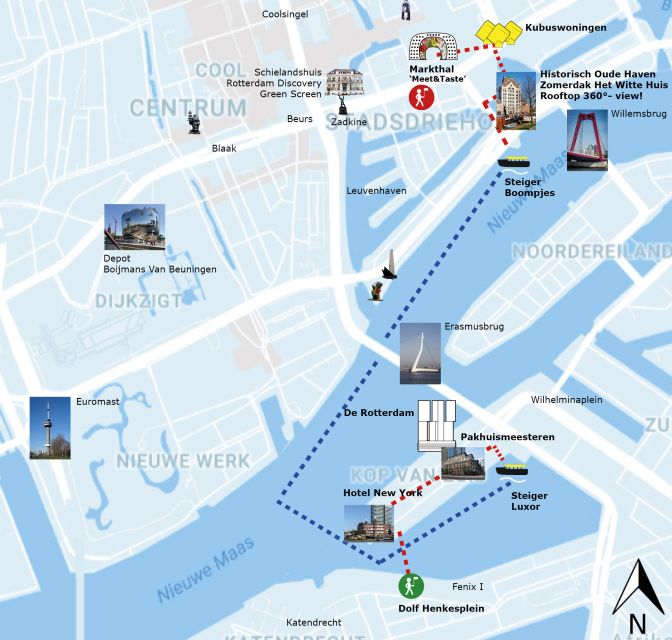 Rotterdam: De Rotterdam, Cube Houses, Watertaxi and Markthal - Katendrecht, Fenix 1, and the City’s Changing Neighborhoods