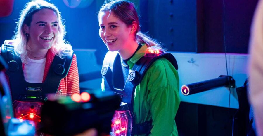 Rotterdam: Lasergame Actvity - A Submarine-Like Laser Tag Match in Rotterdams Ship Hold