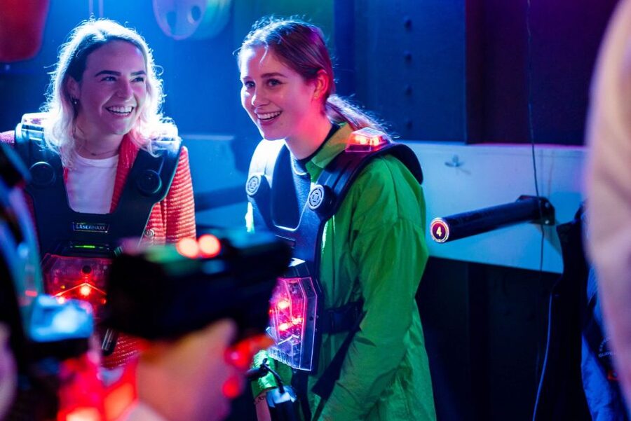 Rotterdam: Lasergame Actvity - The 300 m2 Arena: Oil Barrels, Engines, and Smart Cover