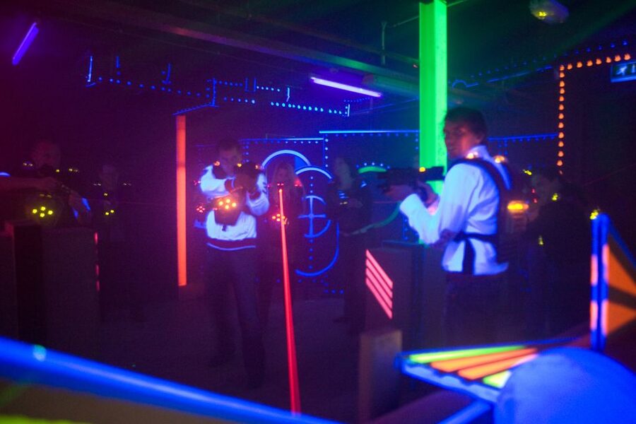 Rotterdam: Lasergame Actvity - Your 20-Minute Round: Suits, Sonar Sounds, and Shot Through Portholes