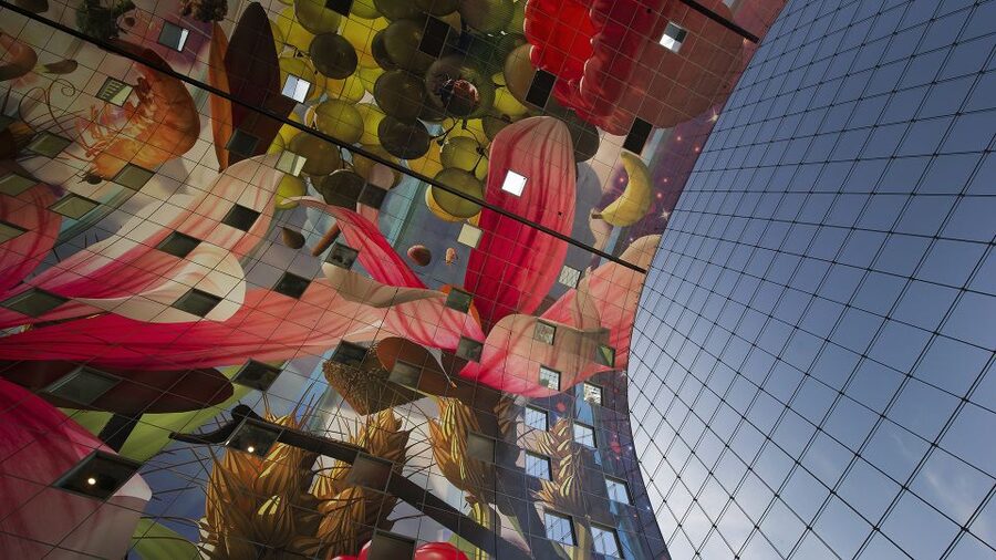 Rotterdam: Markthal Tour, Meet & Taste, and Het Witte Huis - Inside the Markthal: Timestairs and Archaeological Treasures