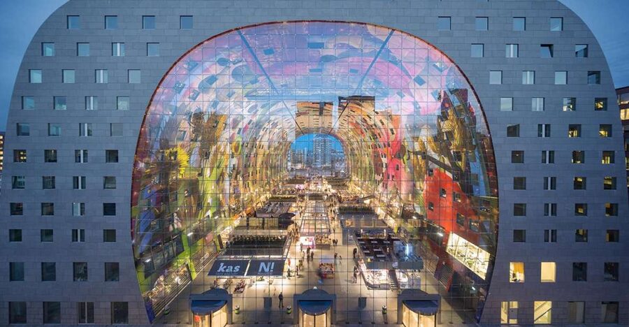 Rotterdam: Markthal Tour, Meet & Taste, and Het Witte Huis - Het Witte Huis Rooftop: 360º Views From the Oldest Skyscraper