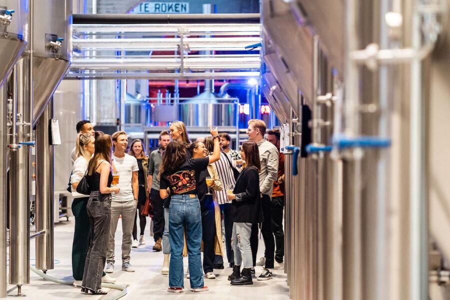 Rotterdam: Stadshaven Brewery Tour with Beer Tastings - The brewery walk-through: modern brewing you can see from within