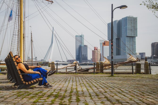 Rotterdam Walk: Hilights, Gems, Architecture & WWII | 2 or 3hrs - Erasmusbrug and Square 1940: WWII stories in plain sight