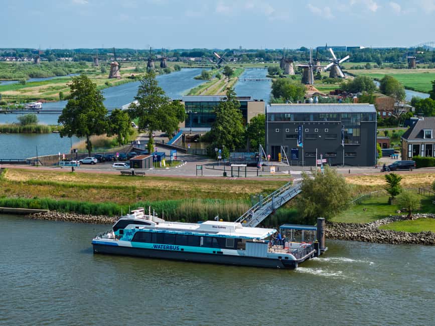 Rotterdam: WaterShuttle Ticket to Kinderdijk - Boarding in Rotterdam: Find the Right Stop, Then Pick Your Seat
