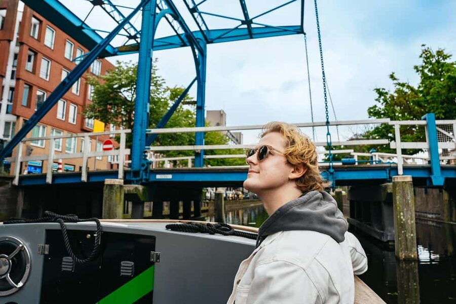 The Hague: Canal Cruise - From Prinsessepark, get ready for the low-bridge ducking
