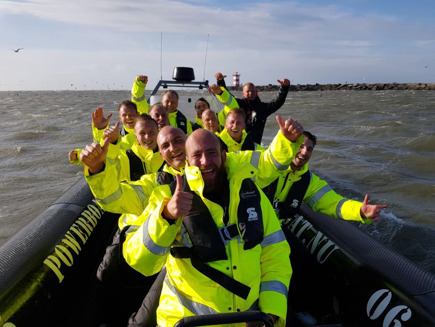 The Hague: Powerboat Tour Scheveningen - What the 600HP acceleration and turns mean for your body