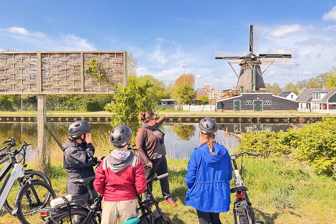 Windmill, Dairy Farms & Countryside Electric Bike Tour - Leaving Amsterdam fast: the ferry at Centraal Station